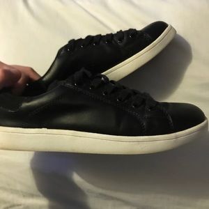 Fake leather sneakers